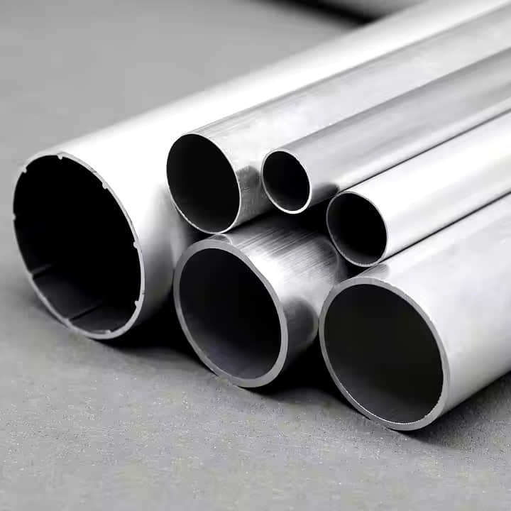 Industrial Custom Aluminium Round Pipe Tube | 6063-T5 / 6061-T6