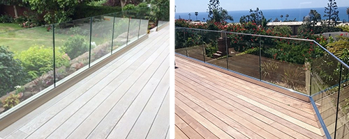 aluminium glazing handrail profiles