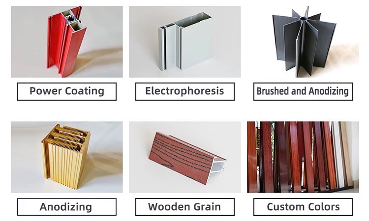 aluminium glazing handrail profiles