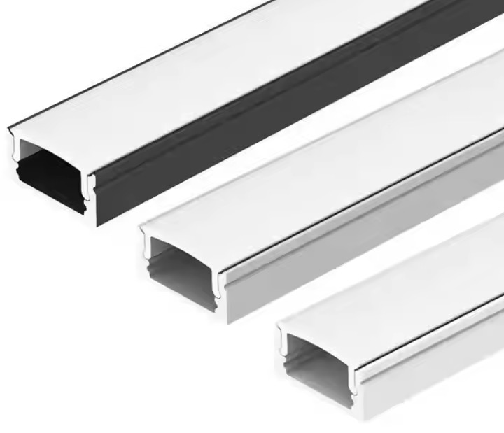 Bendable Recessed Led Strip Decorative Aluminum Channel Extrusions Profile