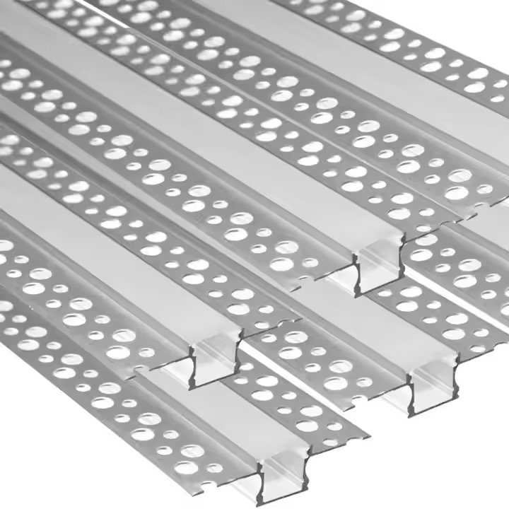 Bendable Recessed Led Strip Decorative Aluminum Channel Extrusions Profile