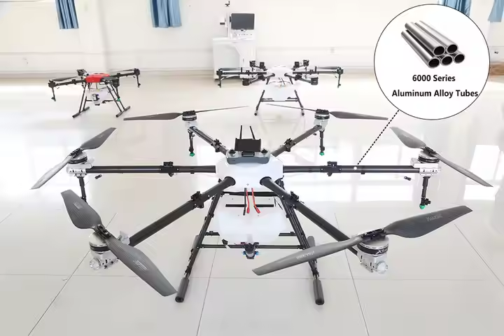 Industrial Custom Aluminium Round Pipe Tube | 6063-T5 / 6061-T6