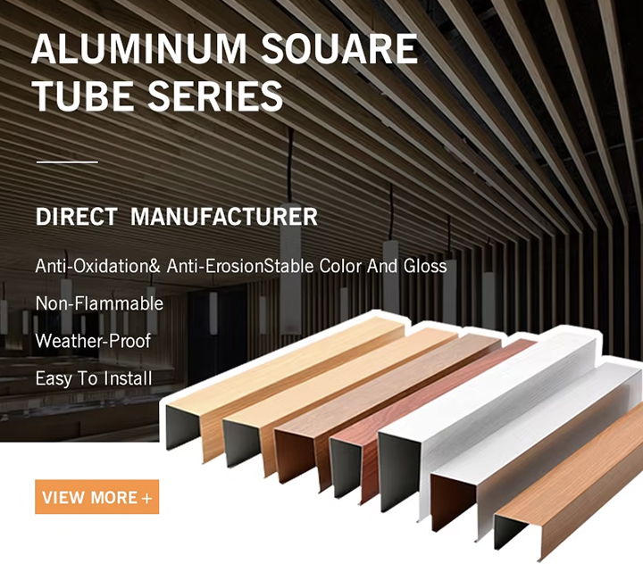 Aluminium Ceiling Tube Profiles