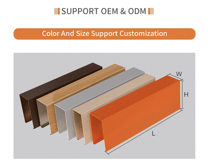 Aluminium Ceiling Tube Profiles