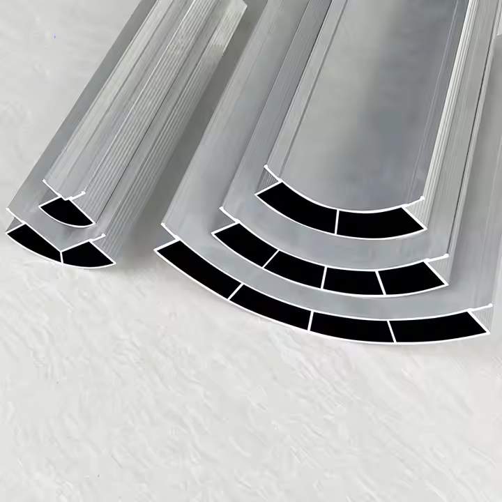 Premium Side Corner Aluminum Extrusions for Modern Furniture