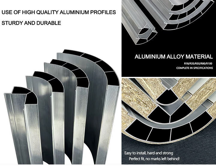 Side Corner Aluminum Extrusions