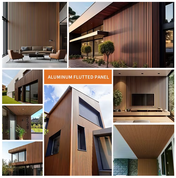 Fluted Aluminum Facade Panels Fluted Aluminum Facade Panels