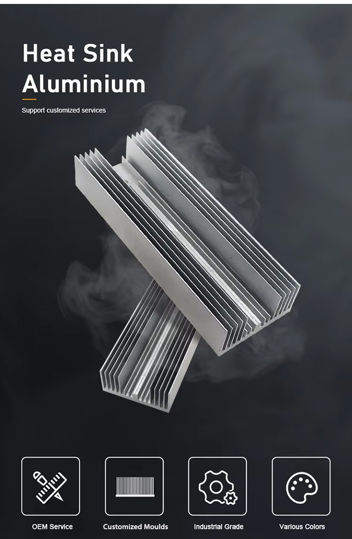 Aluminium Heatsink Extrusion Profiles