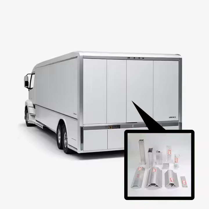 Multiple Vehicle Models Universal Truck Cargo Van Sealing Aluminum Profile | 6061-T6
