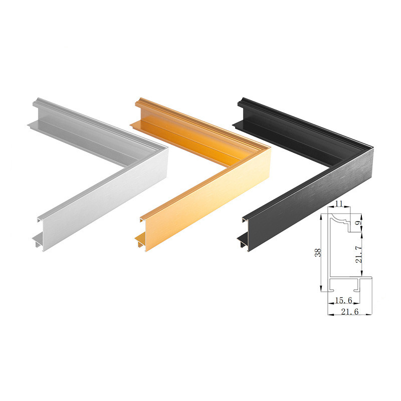 Custom Precision Mirror Frame Aluminum Alloy Extrusion Profiles|6063-T5