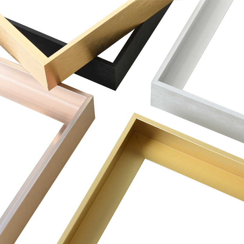 Custom Precision Mirror Frame Aluminum Alloy Extrusion Profiles|6063-T5