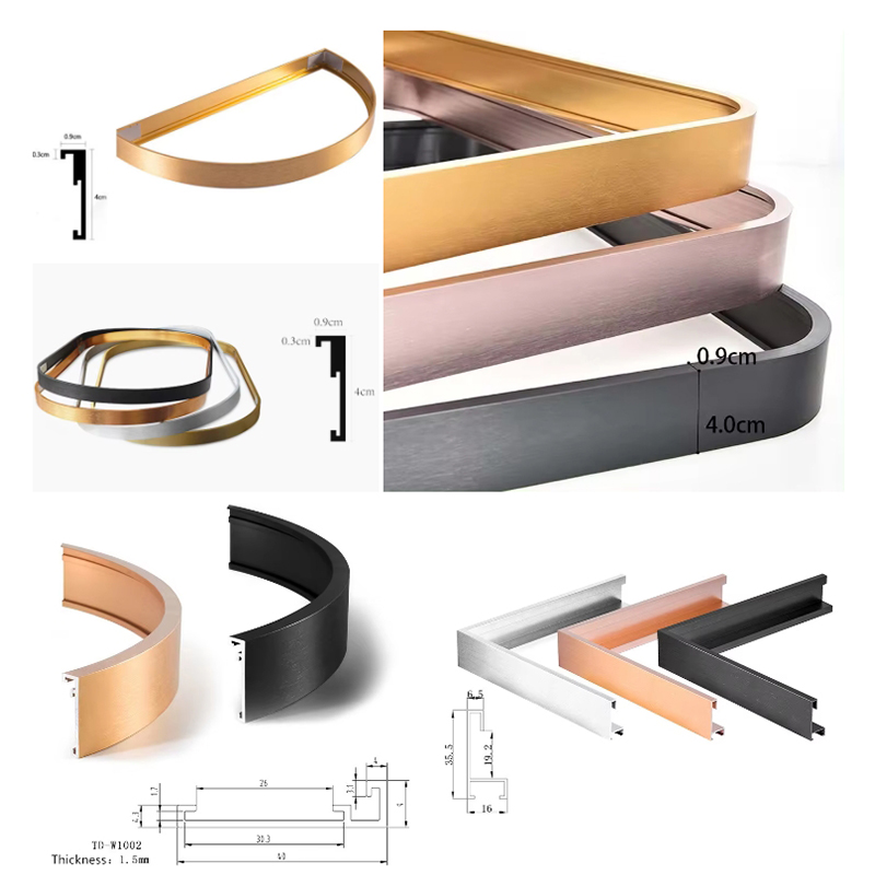  Mirror Frame Aluminum Profiles