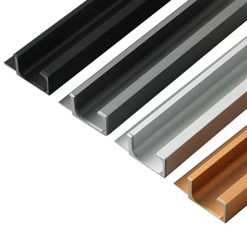 G Shape Aluminum Kitchen Cabinet Handle Profiles