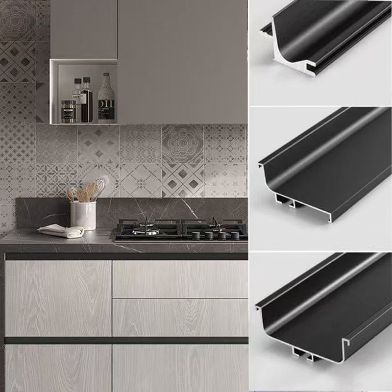 Hidden Anodizing Aluminum Kitchen Cabinet Handles | 6063-T5