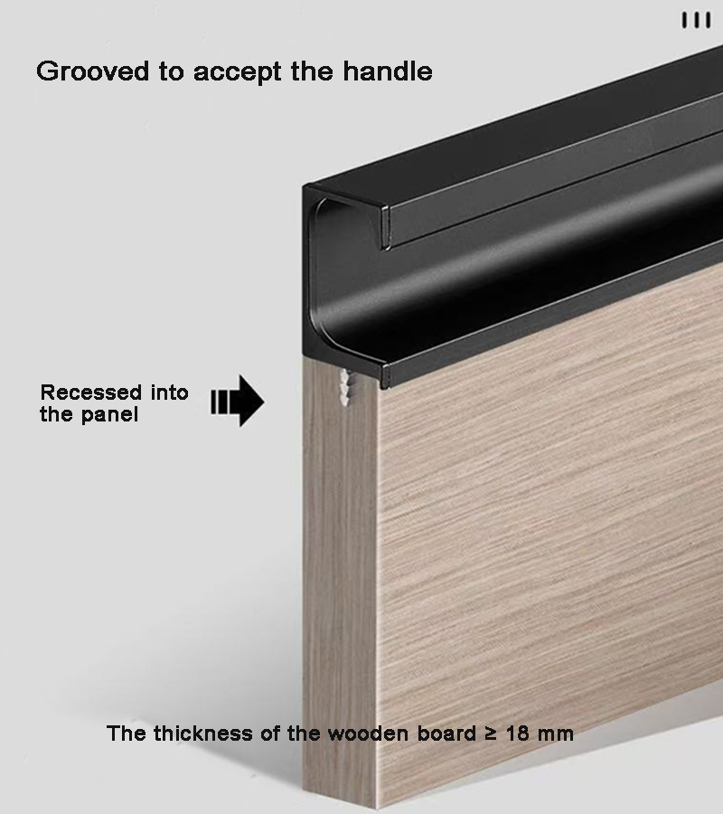 Cabinet Aluminum Handle profiles