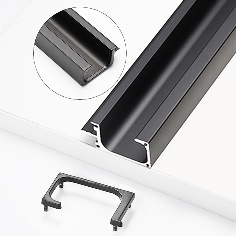 G Shape Cabinet Door Anodizing Aluminum Handle profiles