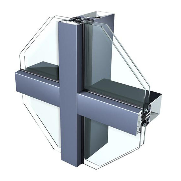 Exposed Frame Architectural Curtain Wall Aluminium Profile Exposed Frame Architectural Curtain Wall Aluminium Profile
