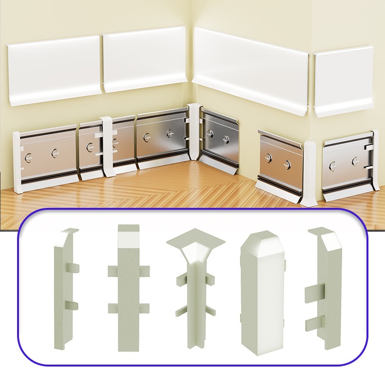 40/60/80/100mm aluminium plinth 40/60/80/100mm aluminium plinth