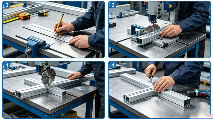 How to Cut Aluminum Extrusion & Section Profiles | Complete Cutting Guide