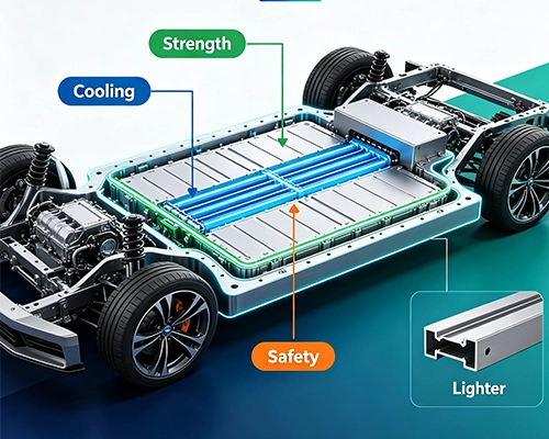 Aluminum Extrusions in EV Battery Enclosures Aluminum Extrusions in EV Battery Enclosures