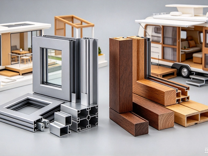Aluminum vs. Wood Aluminum vs. Wood