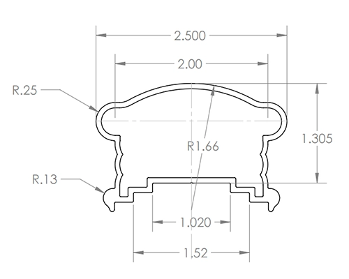 Aluminum Extrusion Drawings Aluminum Extrusion Drawings