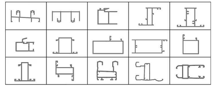 1.4mm LTZ Sliding Window Aluminum Profiles Ethiopia